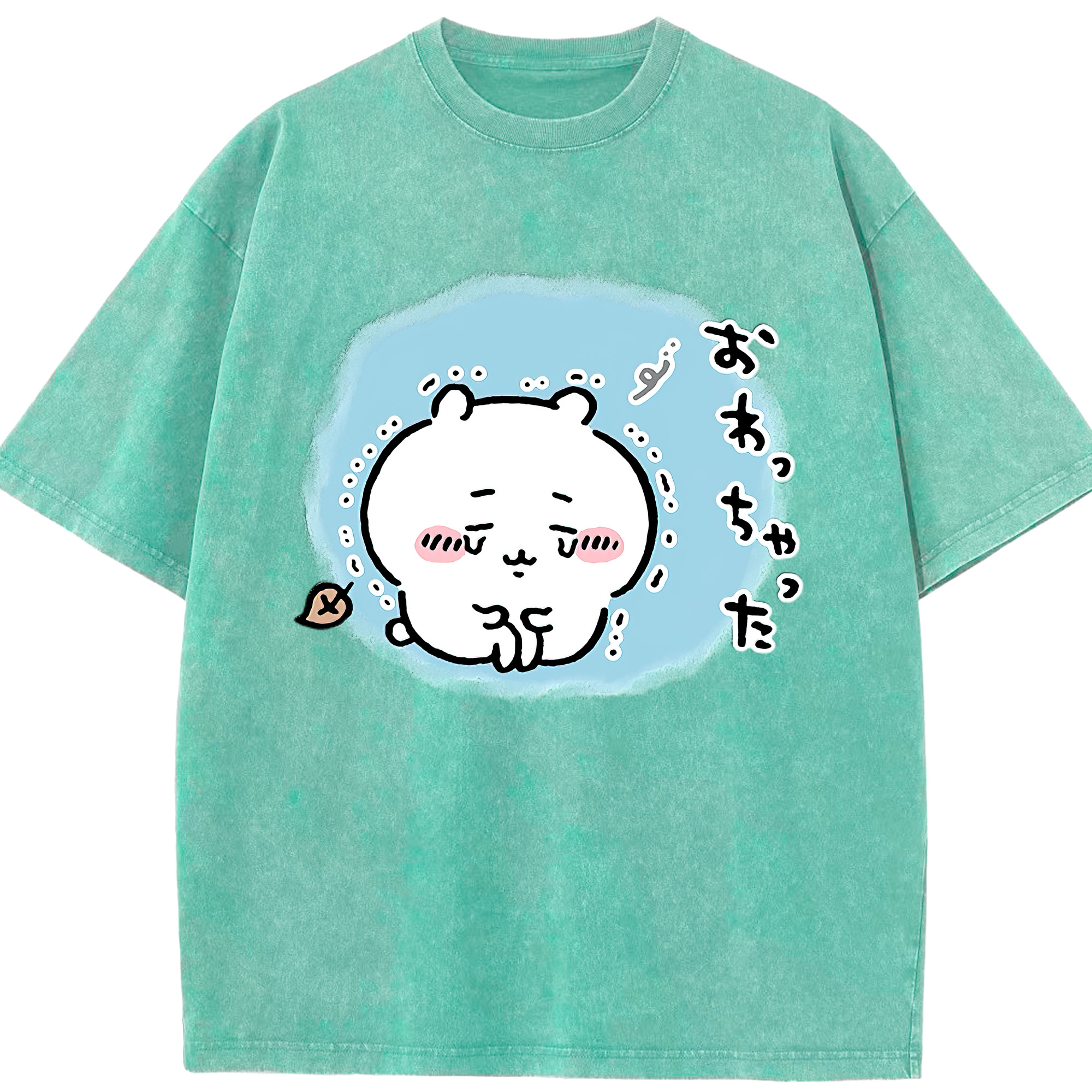 （画像用） ちいかわ ちいかわ Chii-kawa chiikawa 綿100% ヴィンテージ風 半袖Tシャツ（フロントプリント）